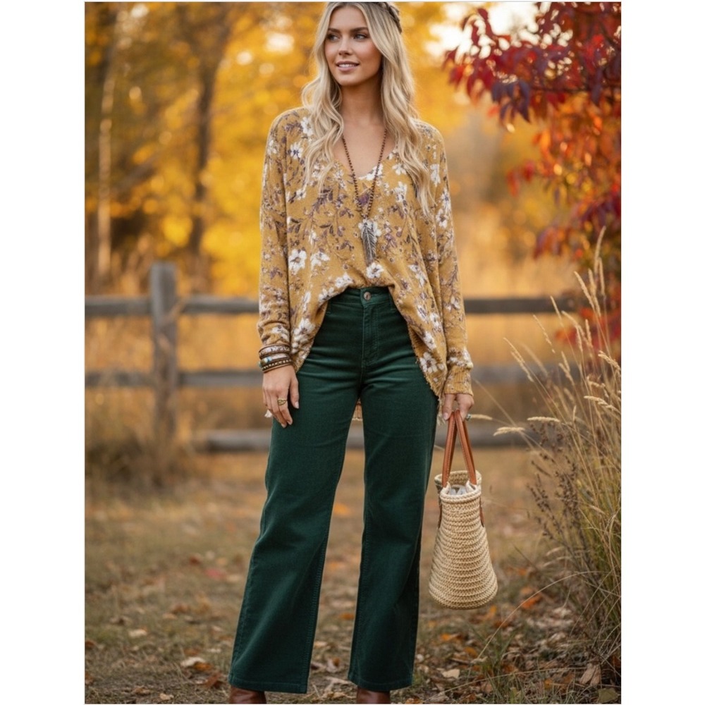 Show Me Your MuMu Cliffside Sweater M Fliritin Floral